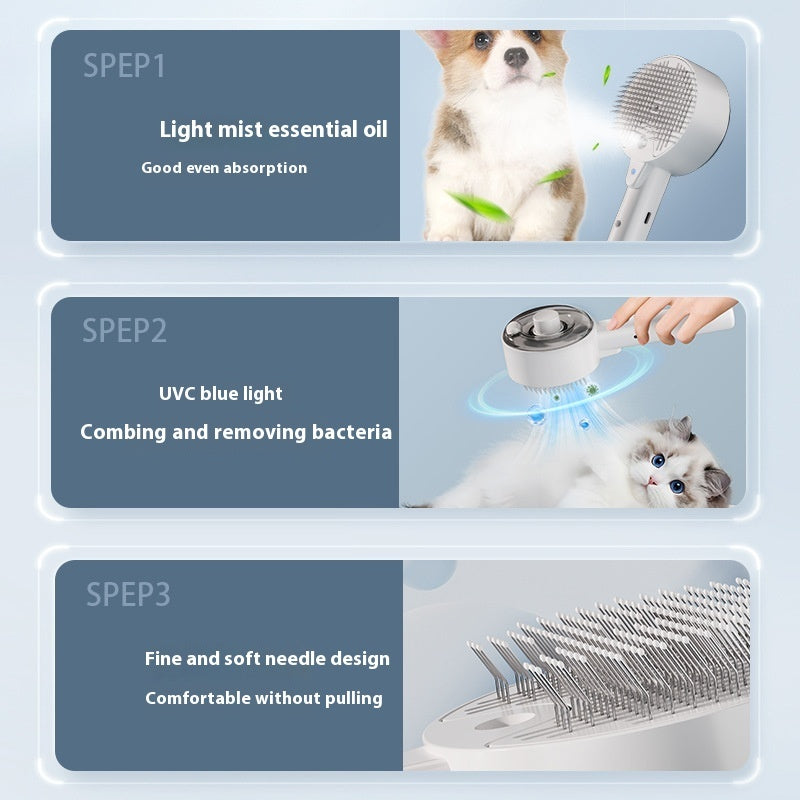 Pet Hair Remover Brush — Reusable Lint Roller for Furniture & Clothes