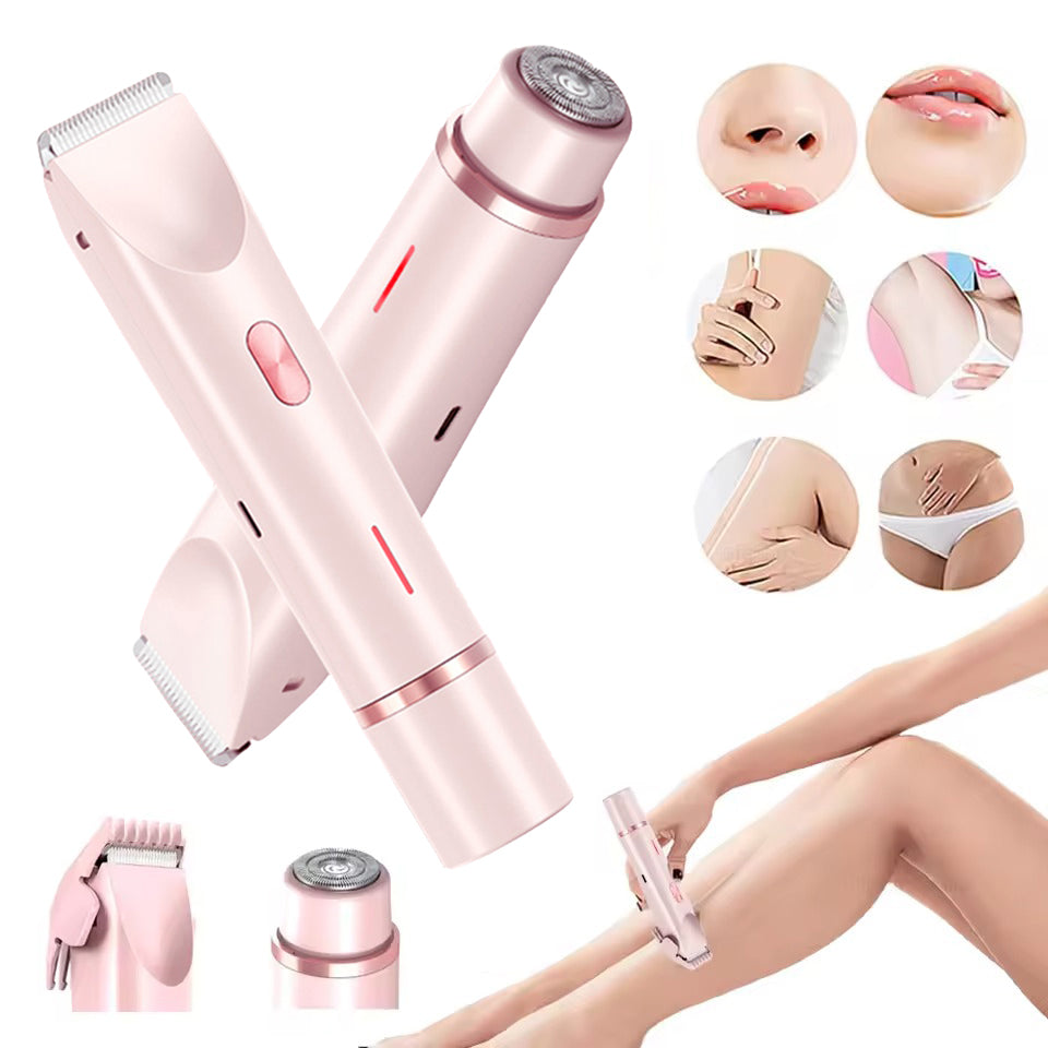 2-in-1 Electric Hair Remover — Painless Trimmer & Epilator for Smooth Skin